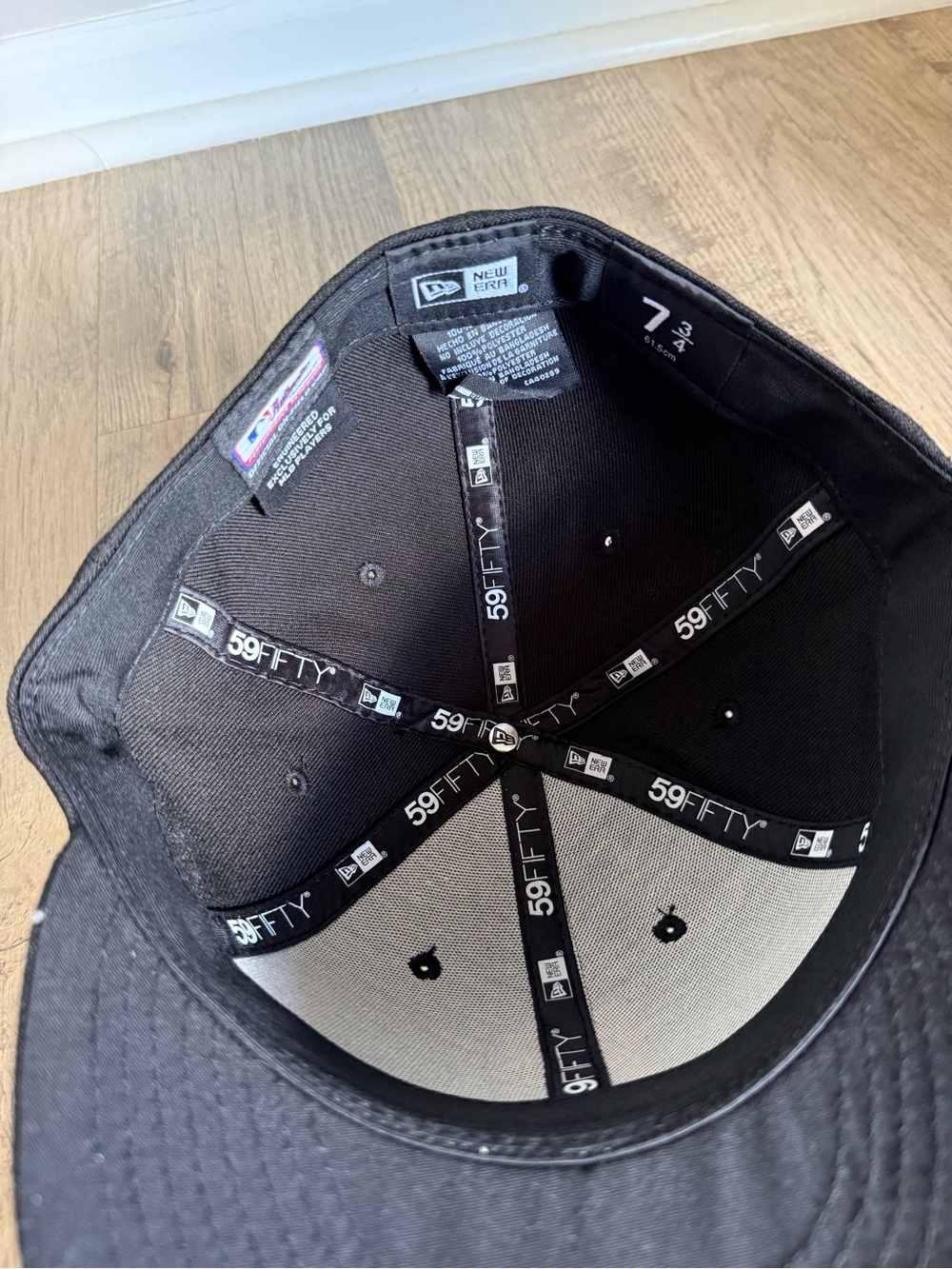 NWT New Era | Pittsburgh Pirates Low Profile 59FIFTY Fitted Hat Size 7 3/4 Black - Picture 4 of 4